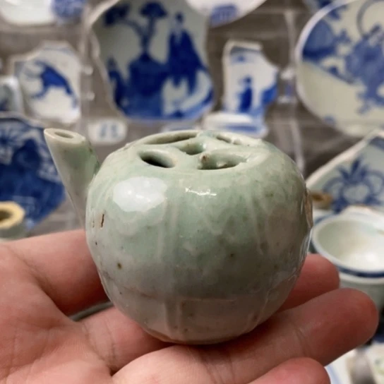 瓷片现代工艺品青花瓷片