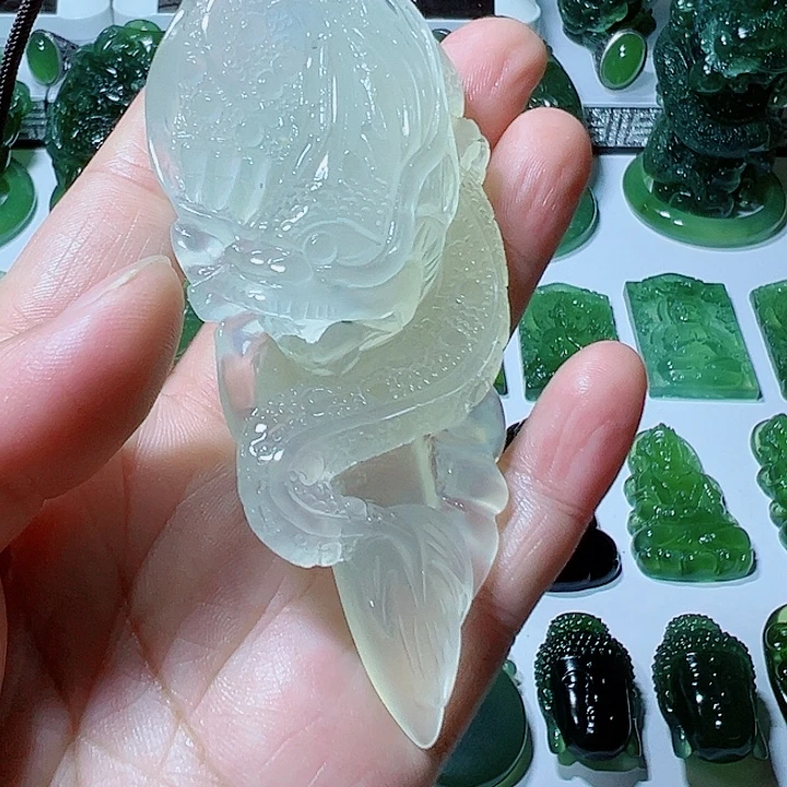 未镶嵌蛇纹石玉手把