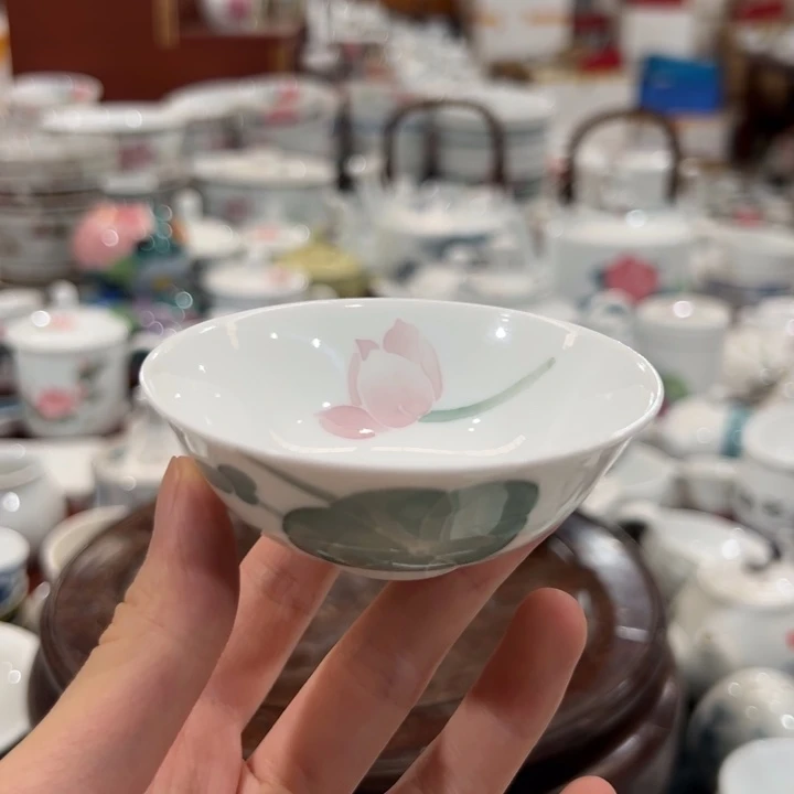 醴陵高温釉下手绘50毫升