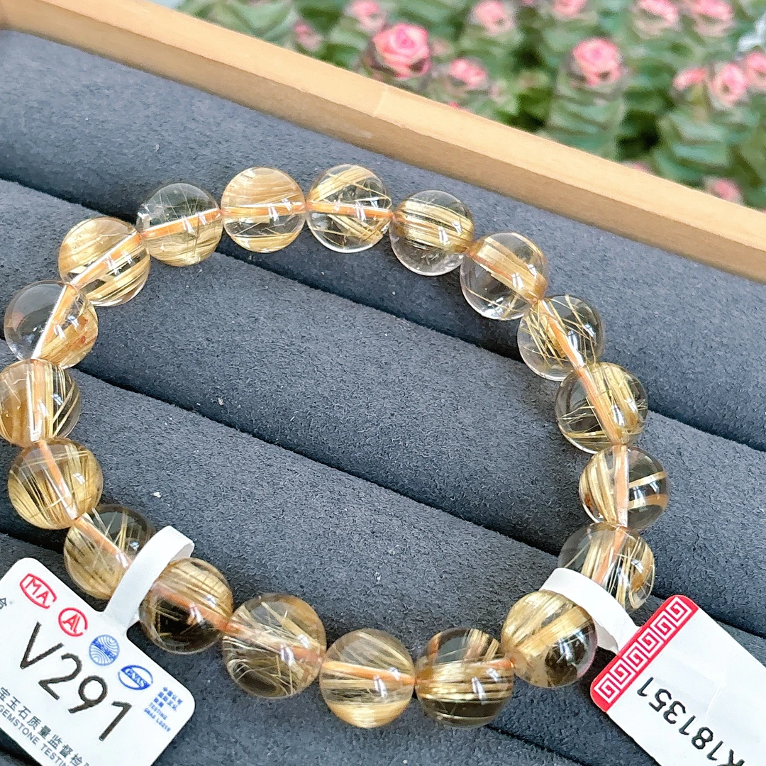 【阿波严选】天然水晶钛晶手链-V291