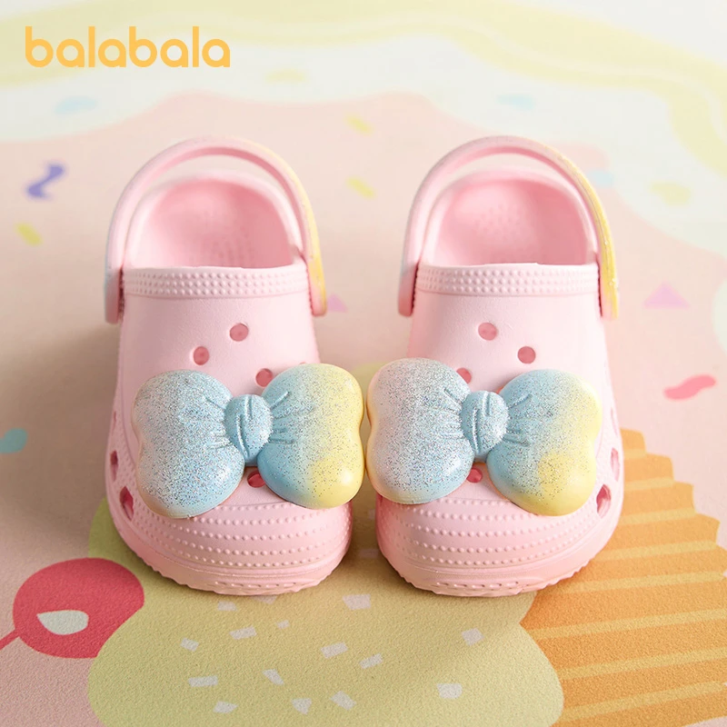 巴拉巴拉童鞋儿童洞洞鞋女童凉鞋拖鞋可外穿2025夏208125141204