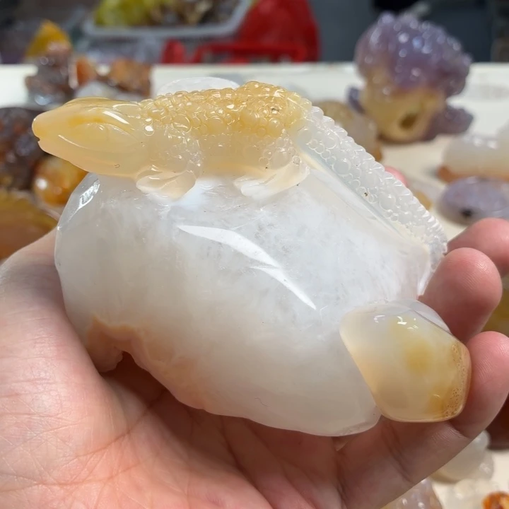 玛瑙/玉髓未镶嵌吊坠(不含链)