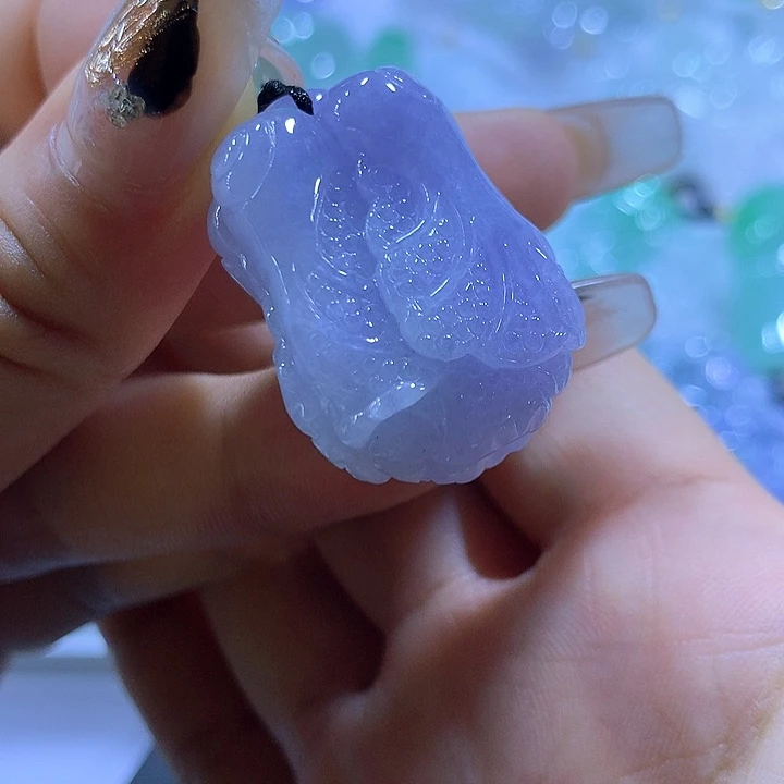 颈饰未镶嵌翡翠天然翡翠A货吊坠