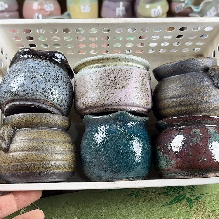 红陶量货/口高深浅搭配发6