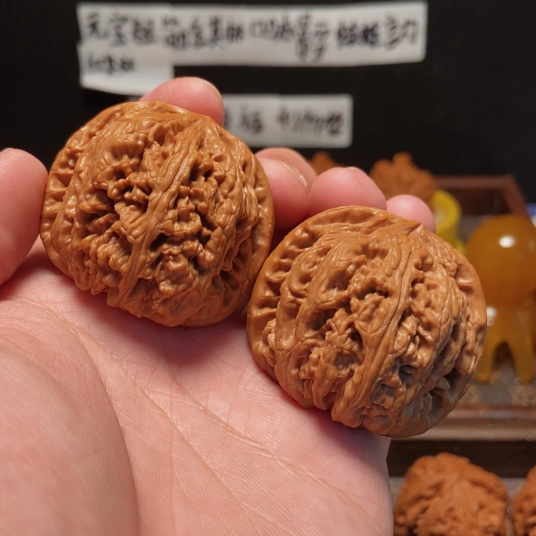 吊坠文玩核桃粗筋46尺3