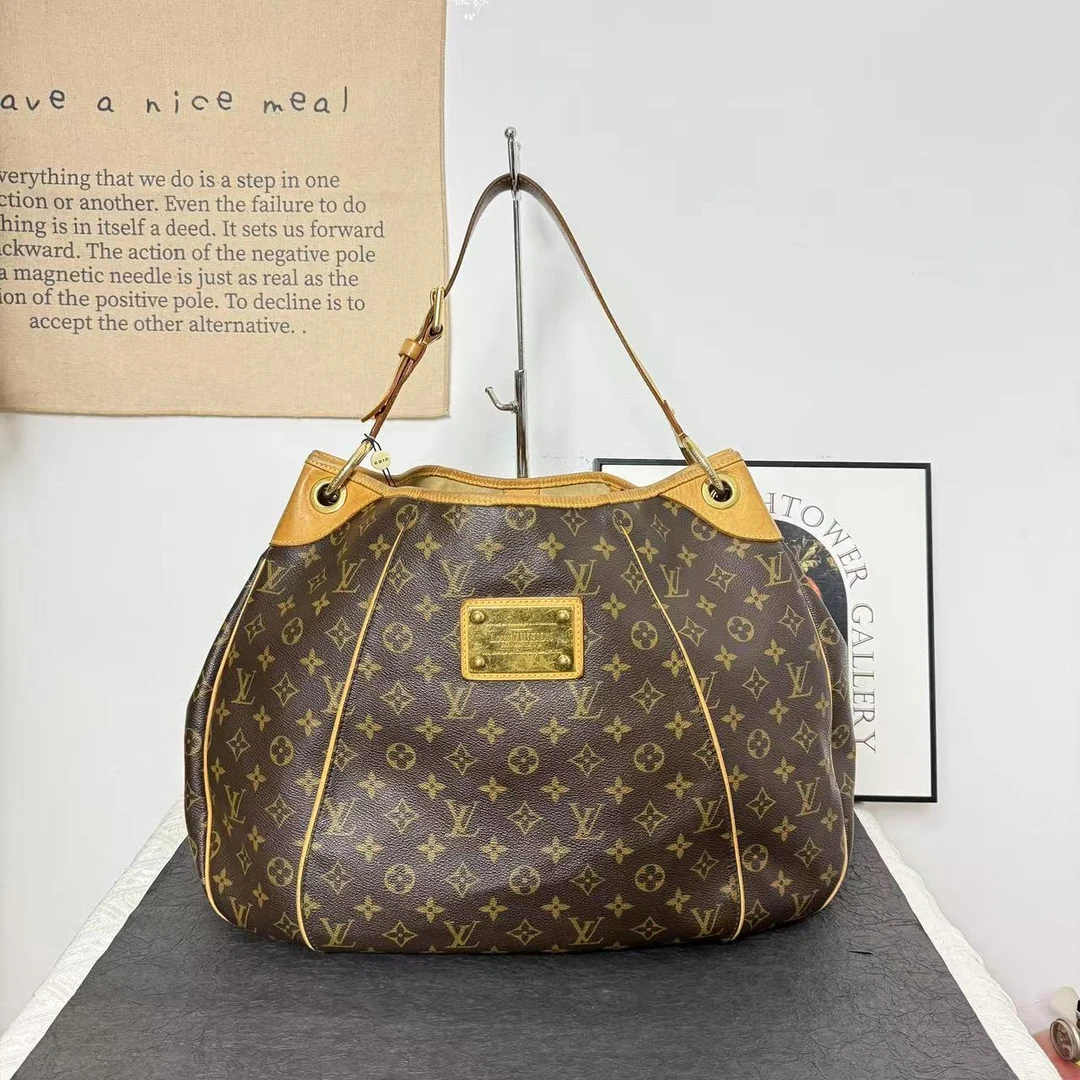 95新 LouisVuitton/路易威登 lv金牌南瓜包/单肩包/腋下包/托特包