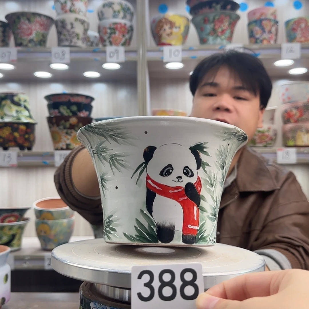 紫砂花盆瑕疵瑕疵388