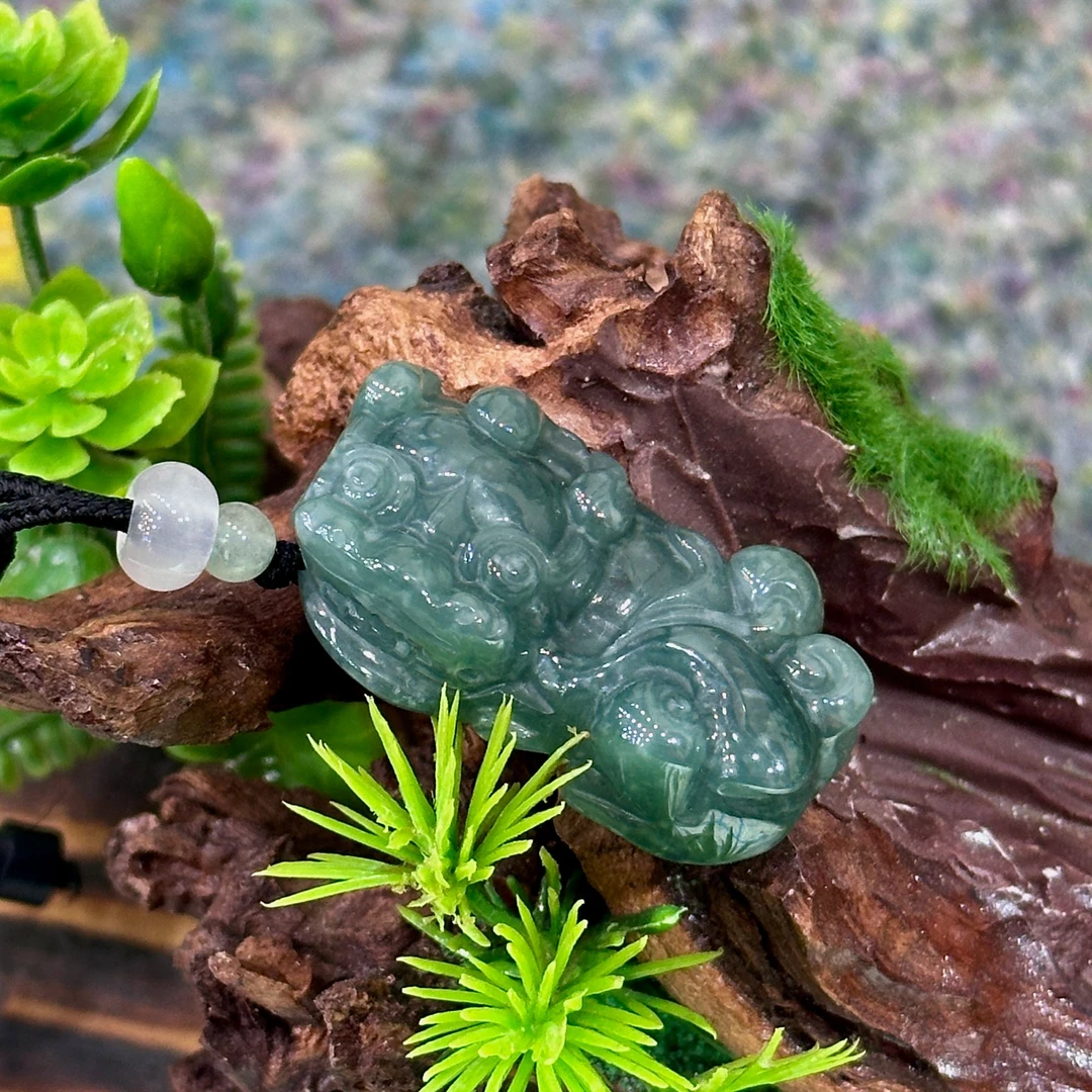 天然A货翡翠貔貅（多样性发一）QWB39377K