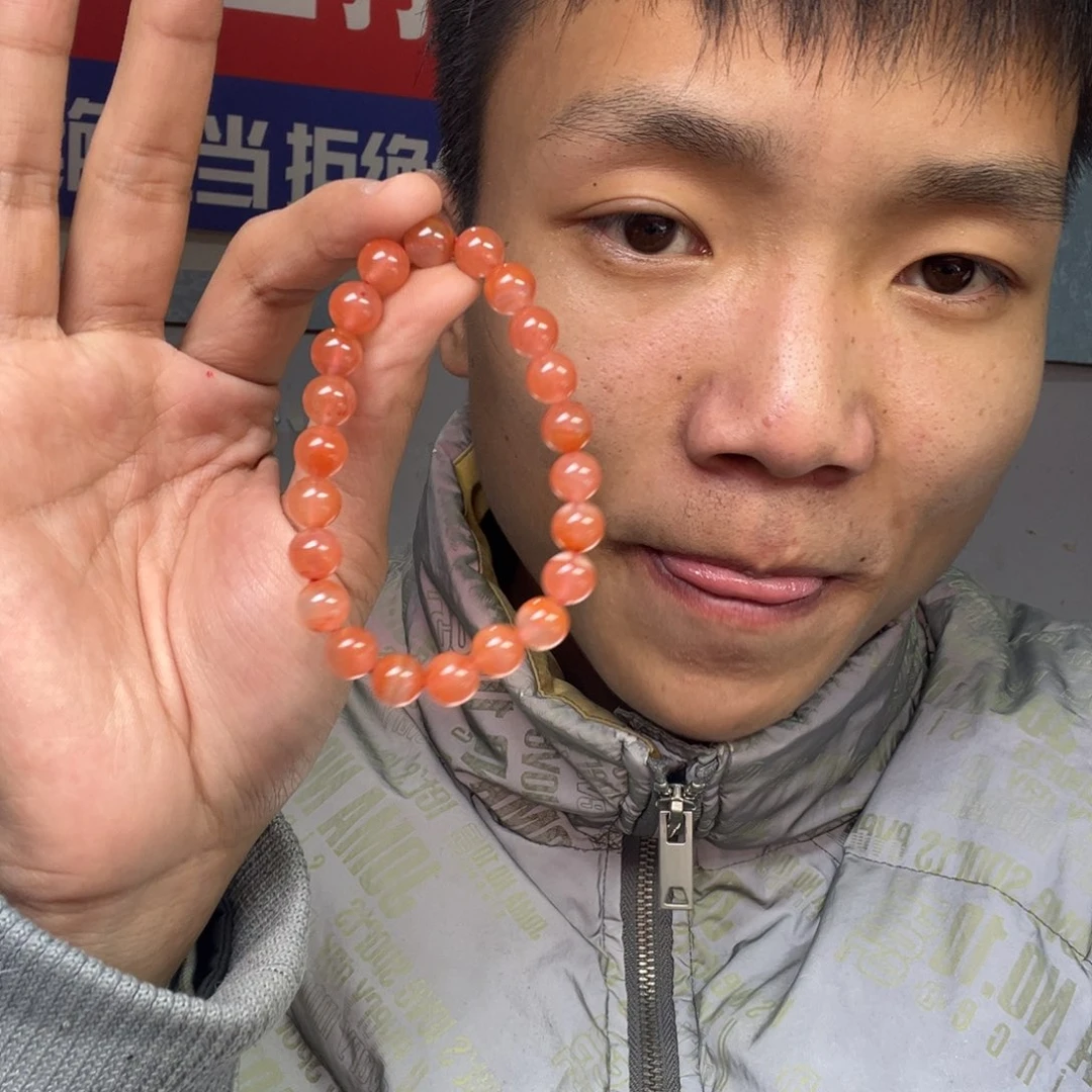 玛瑙/玉髓颈饰未镶嵌多样性南红手串卡9货头