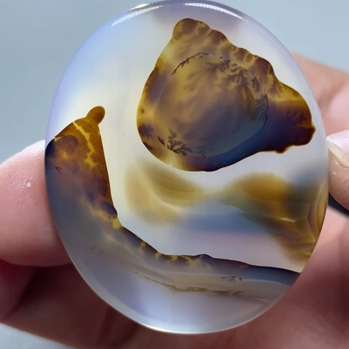 玛瑙/玉髓颈饰未镶嵌老**o