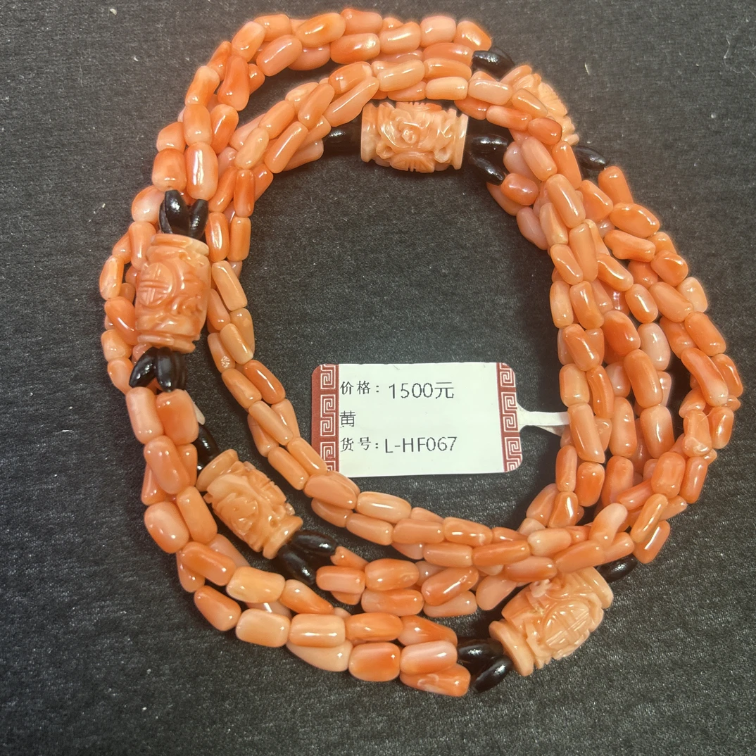 天然红珊瑚饰品蕾