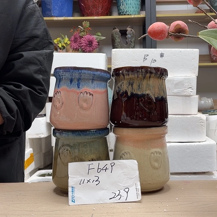 粗陶多肉花盆微瑕649