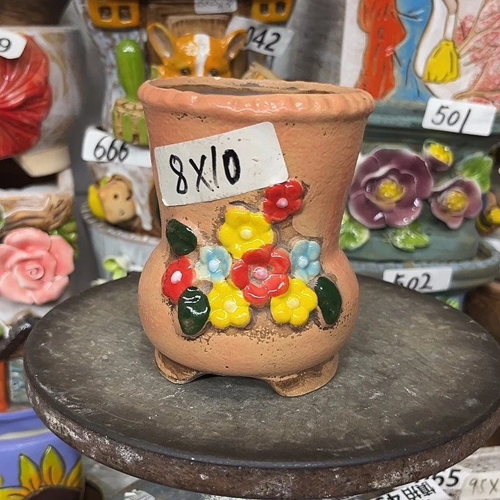 粗陶材质多肉花盆