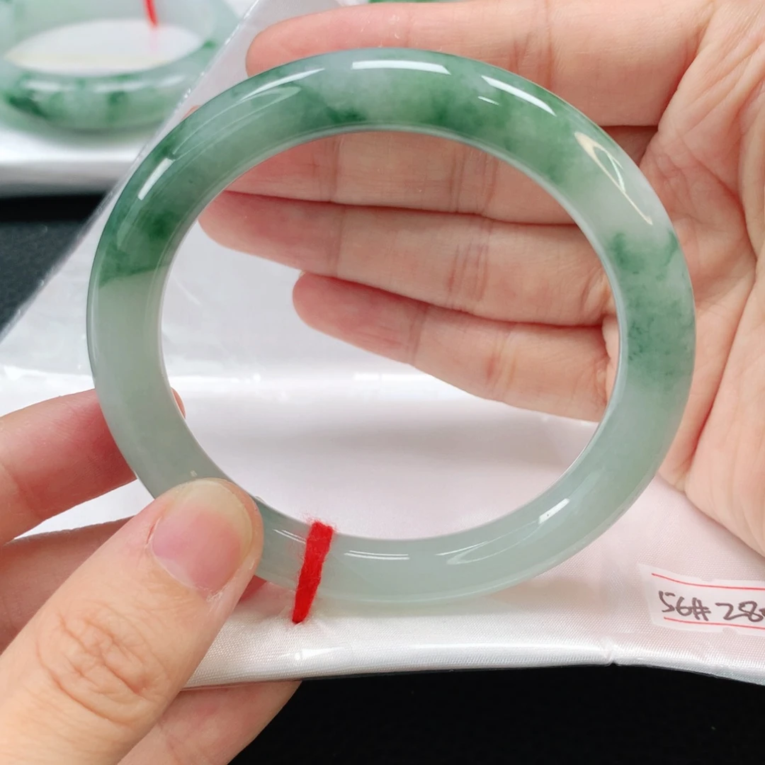 未镶嵌手镯翡翠缅甸圆56