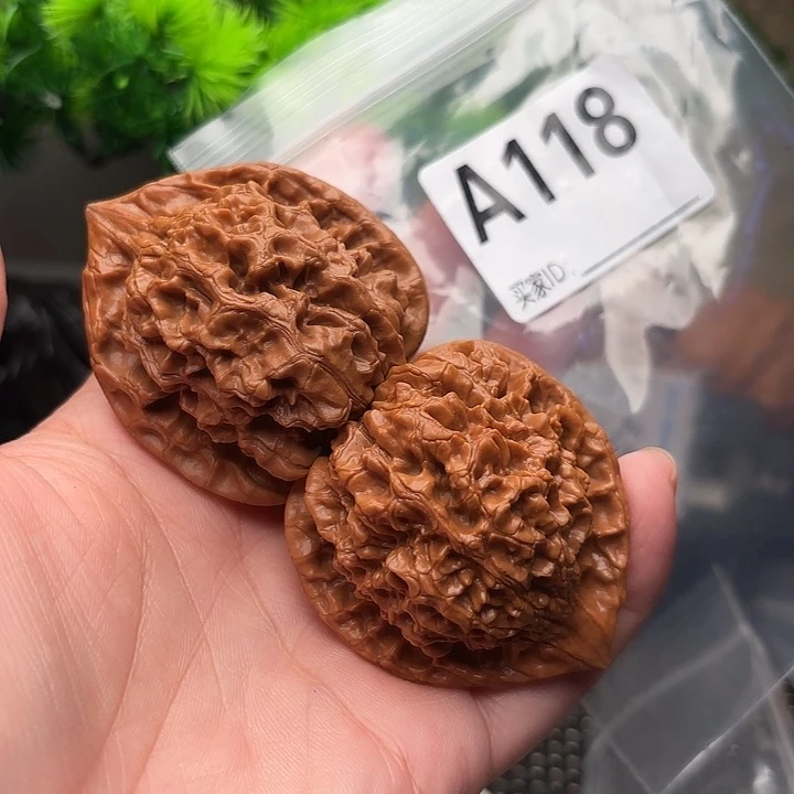 星***记把件桃核核桃管帽46