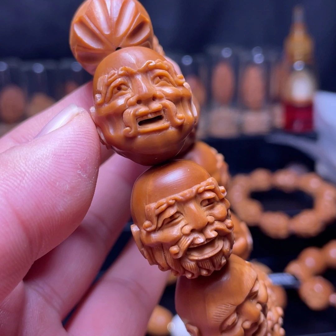 手串/手链橄榄核虚派十八罗汉