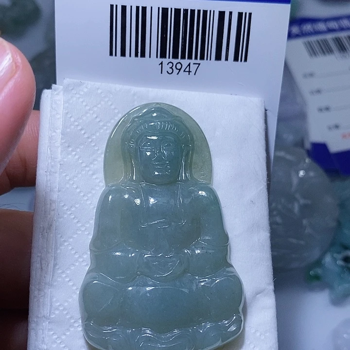 翡翠未镶嵌颈饰天光墟翡翠市场现金代购