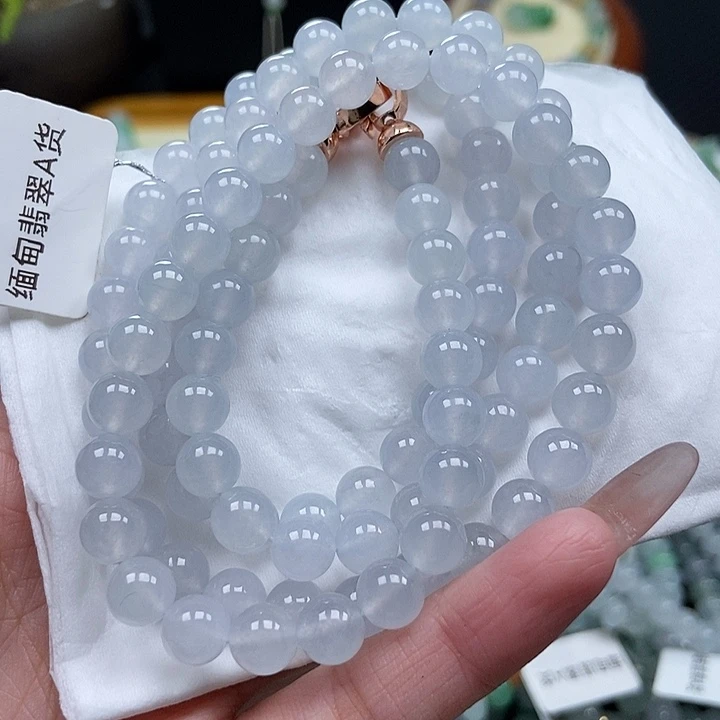 翡翠挂件未镶嵌凤*珠链