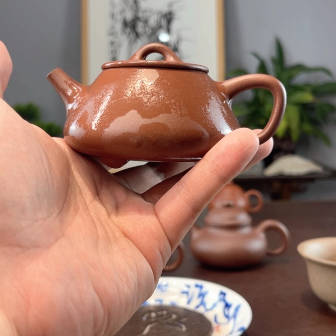 L***Y茶壶紫砂半手紫泥
