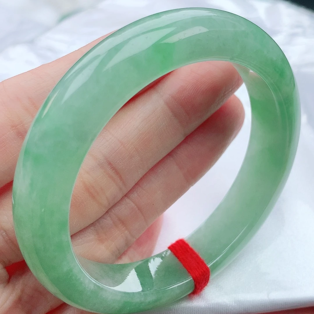 翡翠手镯未镶嵌53圈口882611