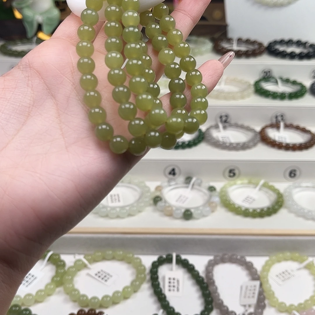 和田玉（糖玉）未镶嵌手链