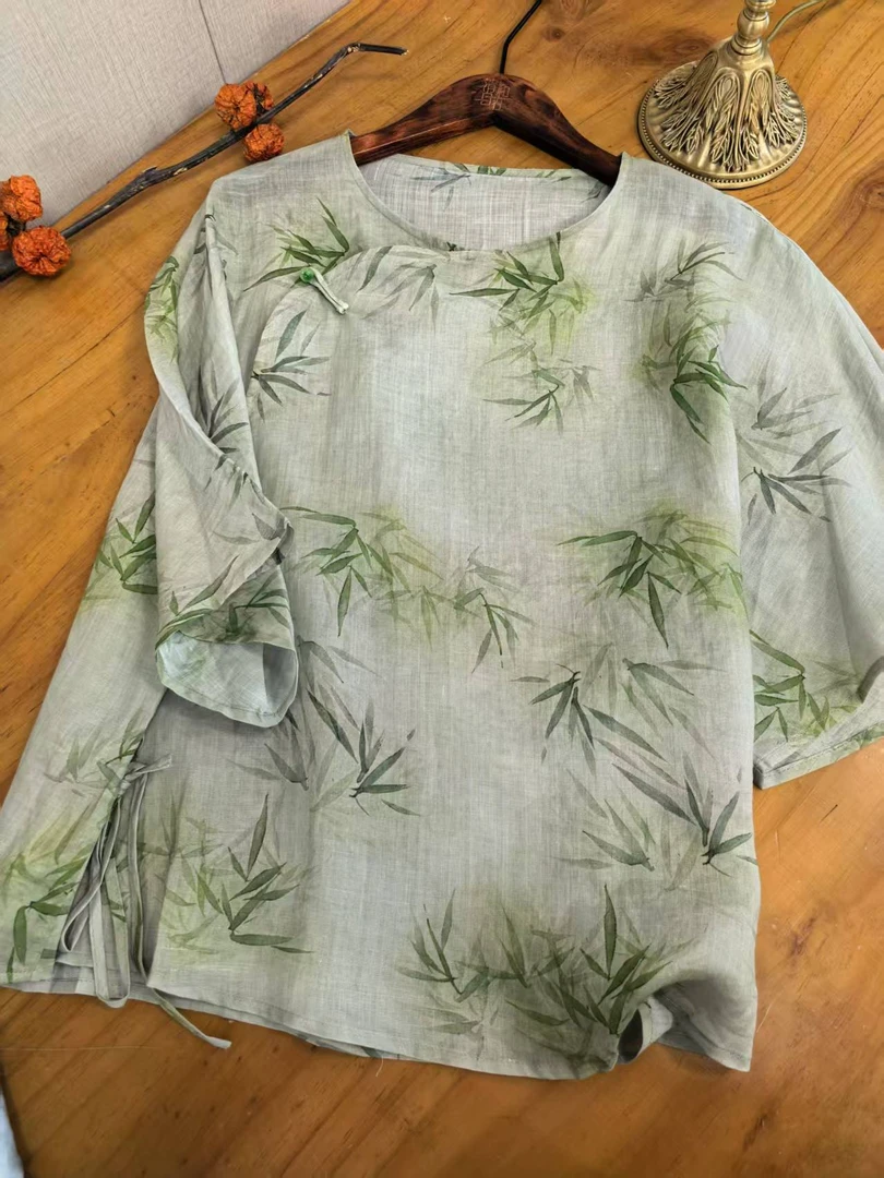 【即遇~~绿竹】新中式小衫