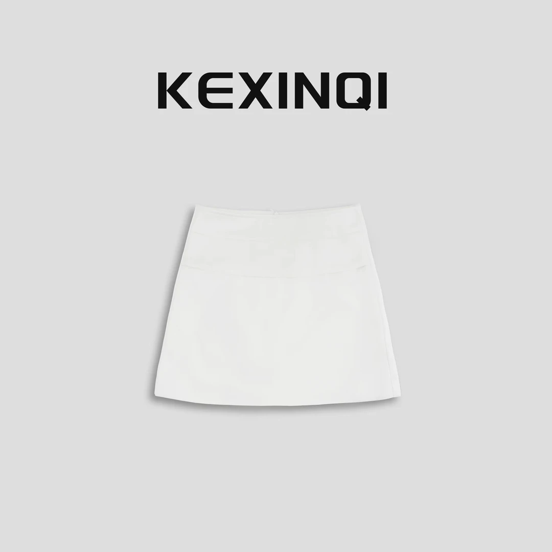 KEXIN 遮腹裙 2024新款春夏款百搭时尚简约半身裙-241BQZKX20330