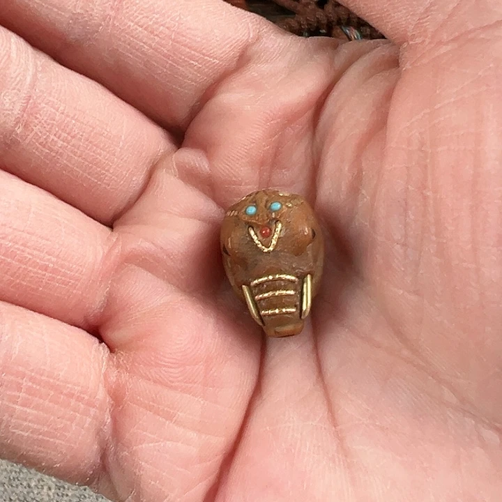 金刚菩提吊坠紫金鼠大象三通