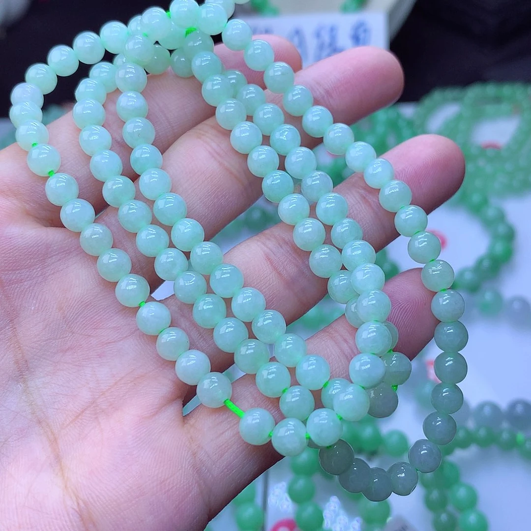 翡翠毛衣链未镶嵌卡5.8