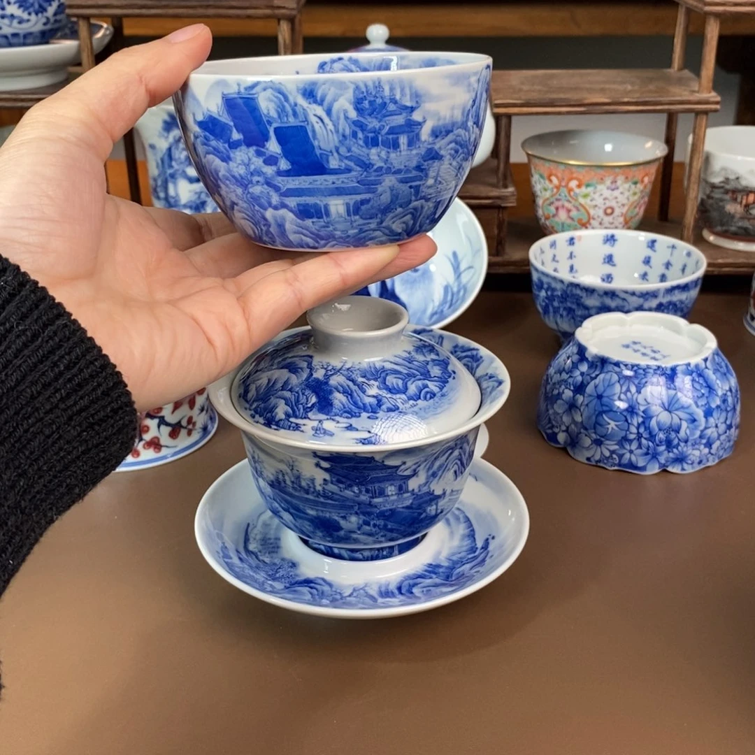 景德镇陶瓷手工手绘