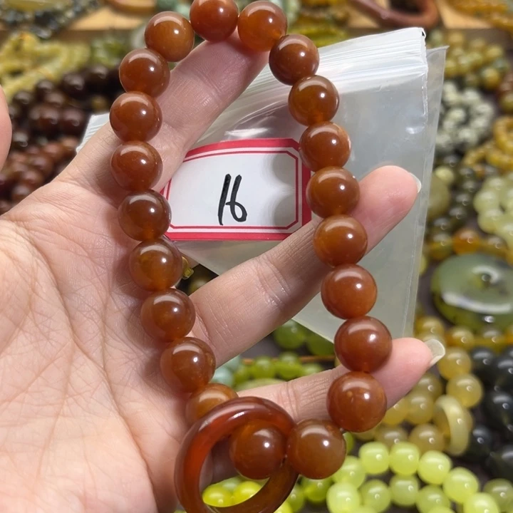 纳***9未镶嵌蛇纹石玉手链
