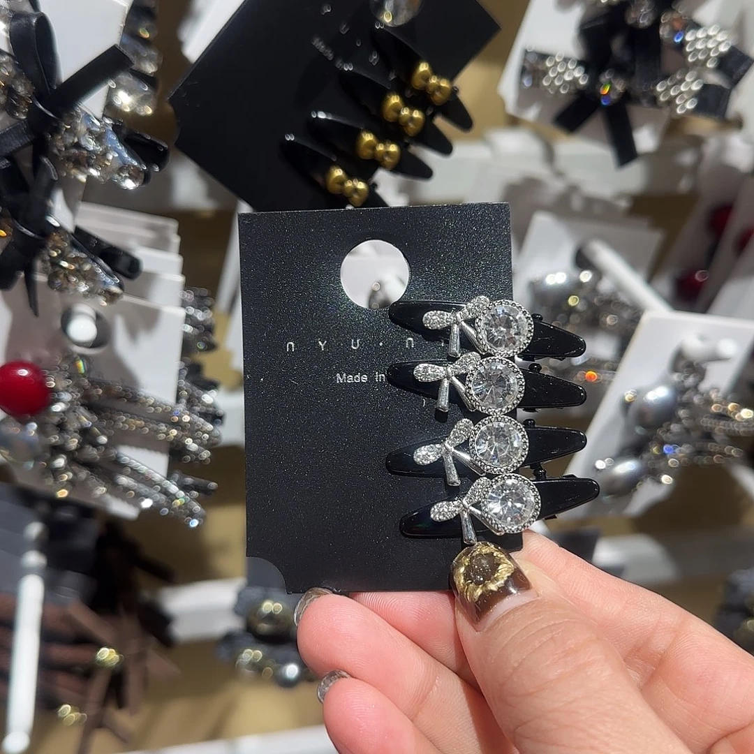 非金属满钻一字夹