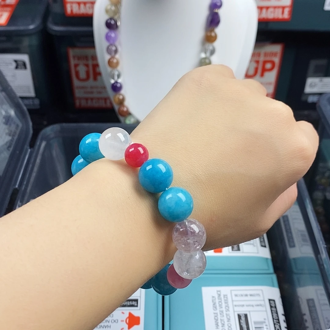 水晶银S925镶嵌手链
