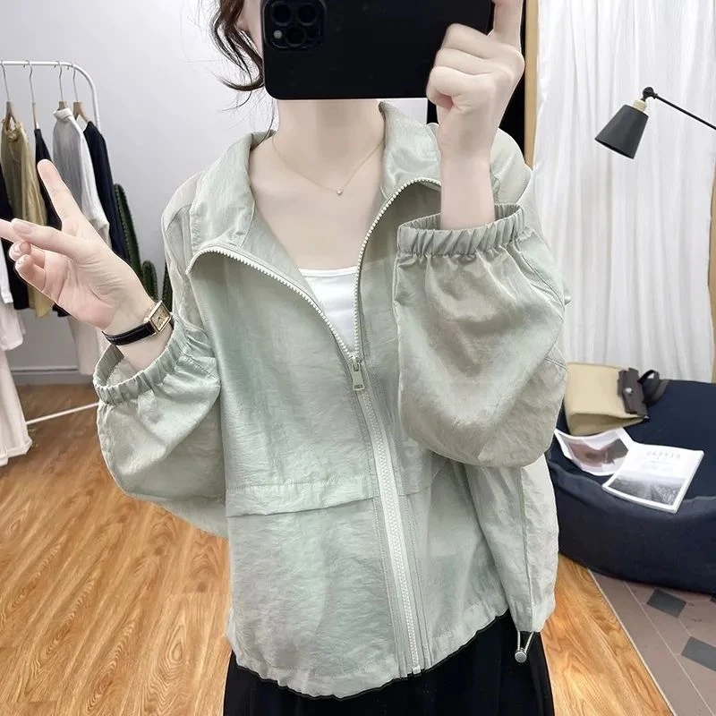 防晒开衫女2024轻奢外套防晒服时尚春夏新款女装外套短袖漂亮