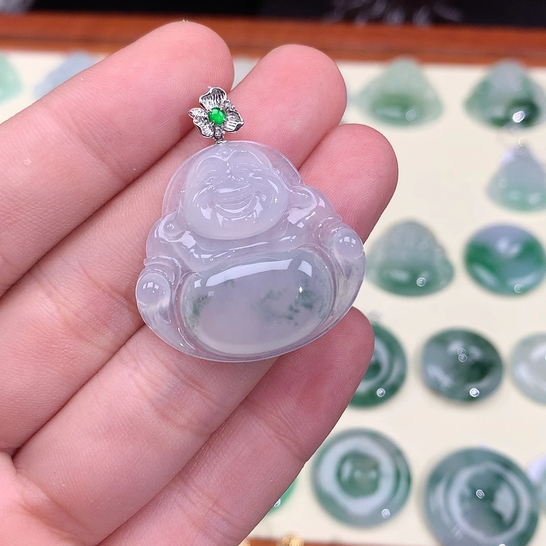 翡翠未镶嵌颈饰吊坠