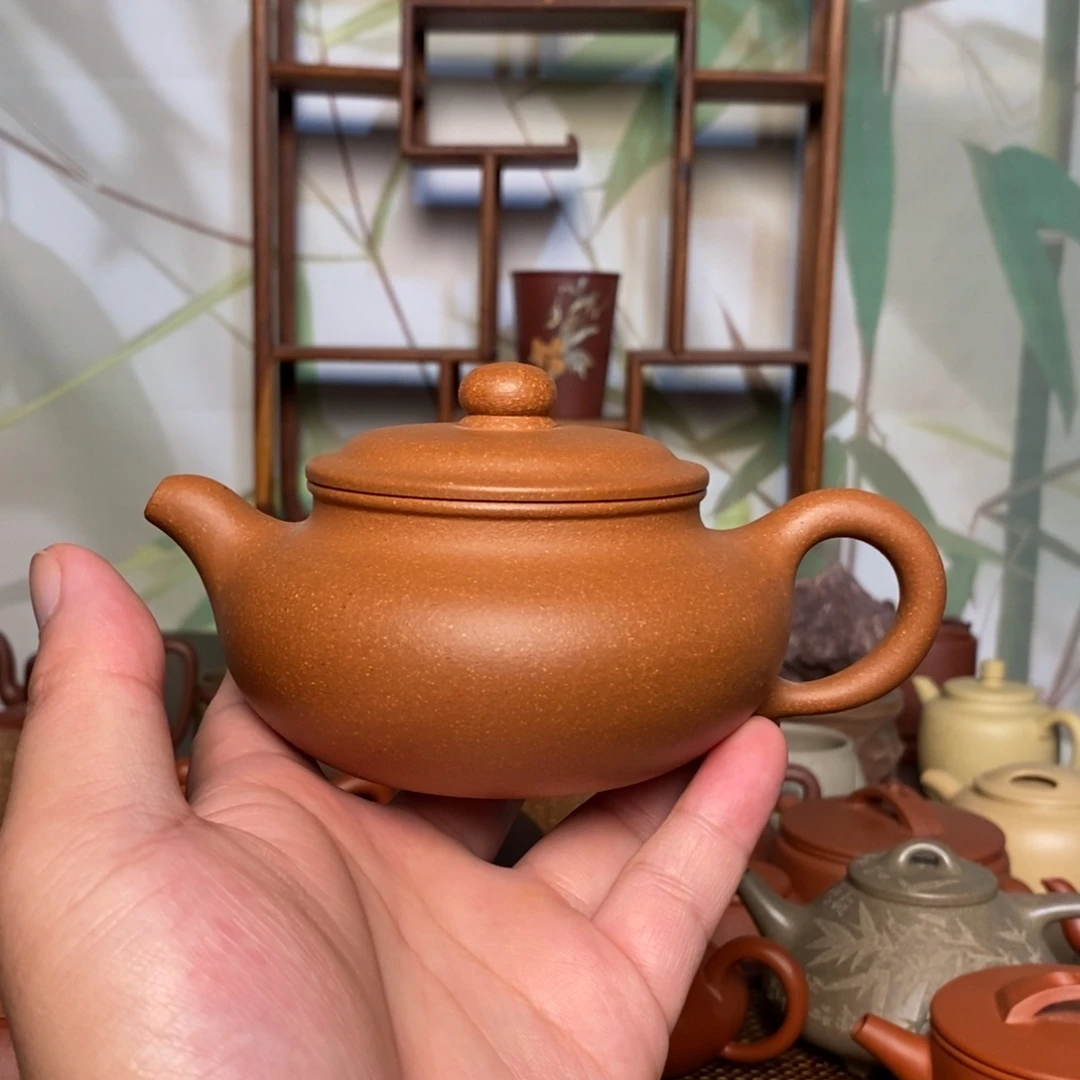 茶壶紫砂300cc段泥半手仿古