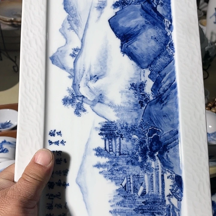 瓷片瓜***猹景德镇瓷器手工手绘