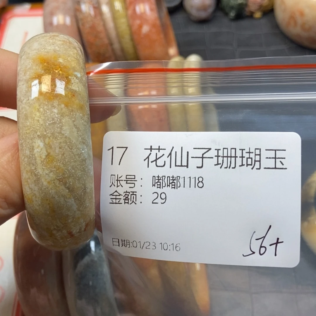 硅化珊瑚（珊瑚玉）手镯未镶嵌嘟****817