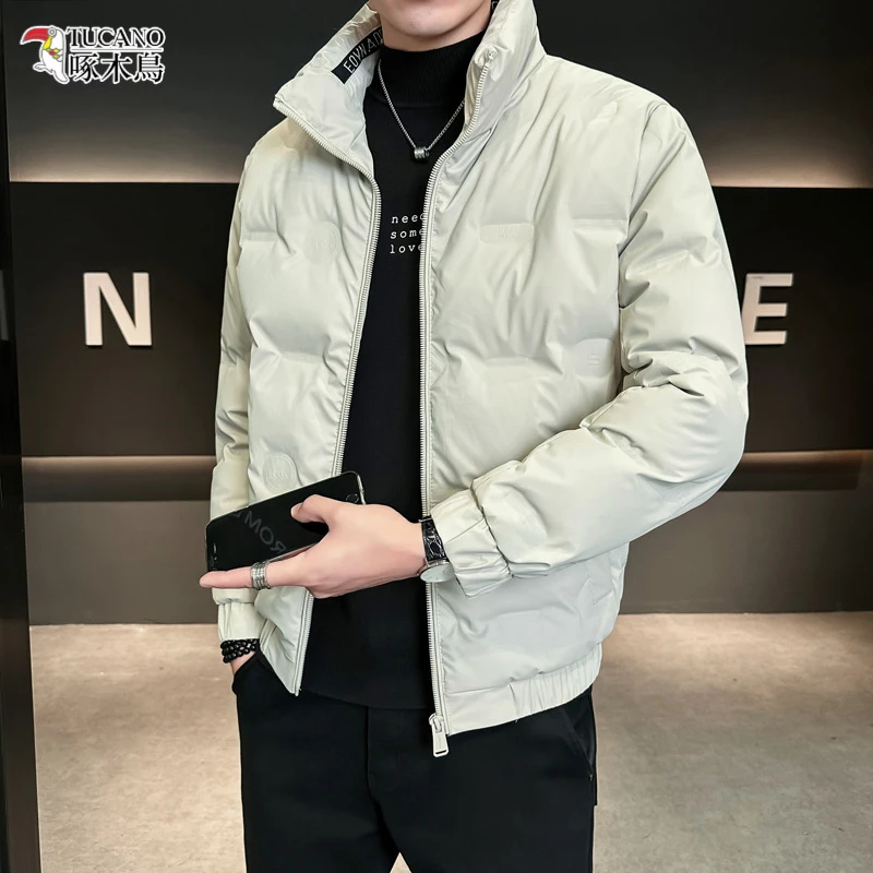 TUCANO/啄木鳥高档正品立领羽绒服男款新款冬季免洗韩版防风外套