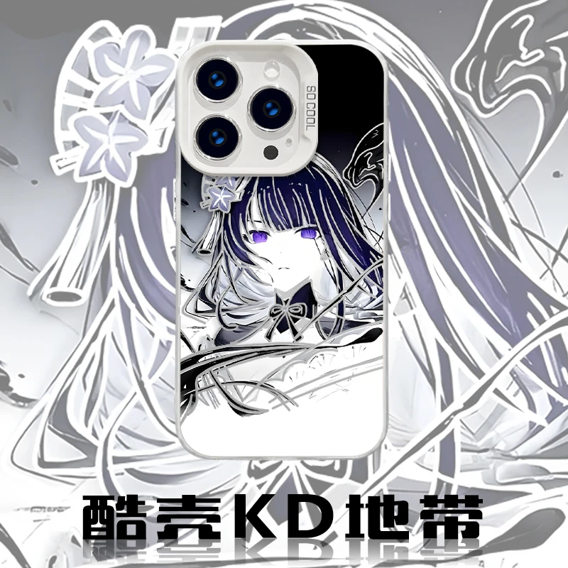 水墨雷电-CYB原神创意爆款适用苹果华为OPPO小米VIVO防摔手机壳