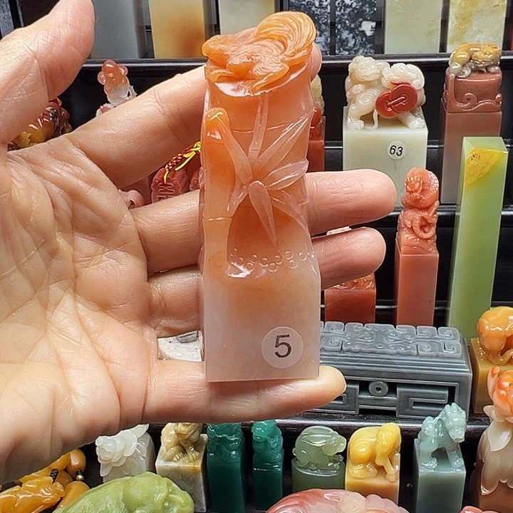 寿山石印石寿山石手工雕刻