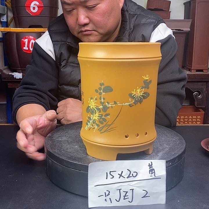 花盆紫砂货号一只JZJ2