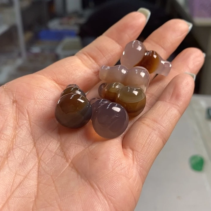 玛瑙/玉髓未镶嵌吊坠(不含链)