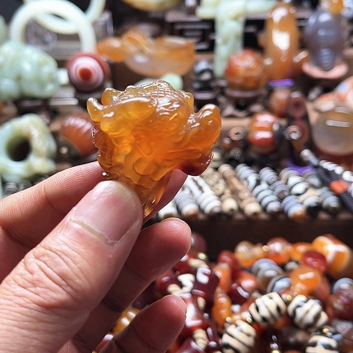 玛瑙/玉髓车挂未镶嵌