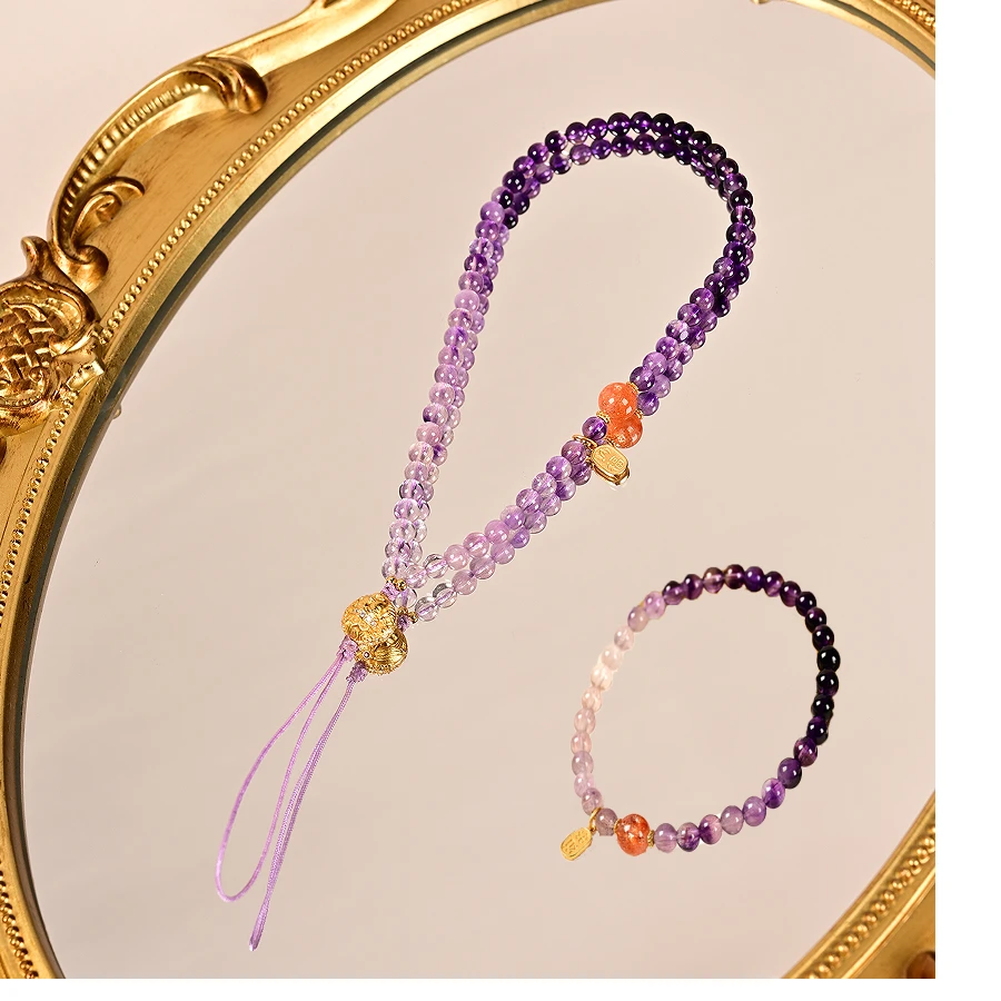 九福晶典 超金喜招cai纳fu超七水晶套装 JFYT901768