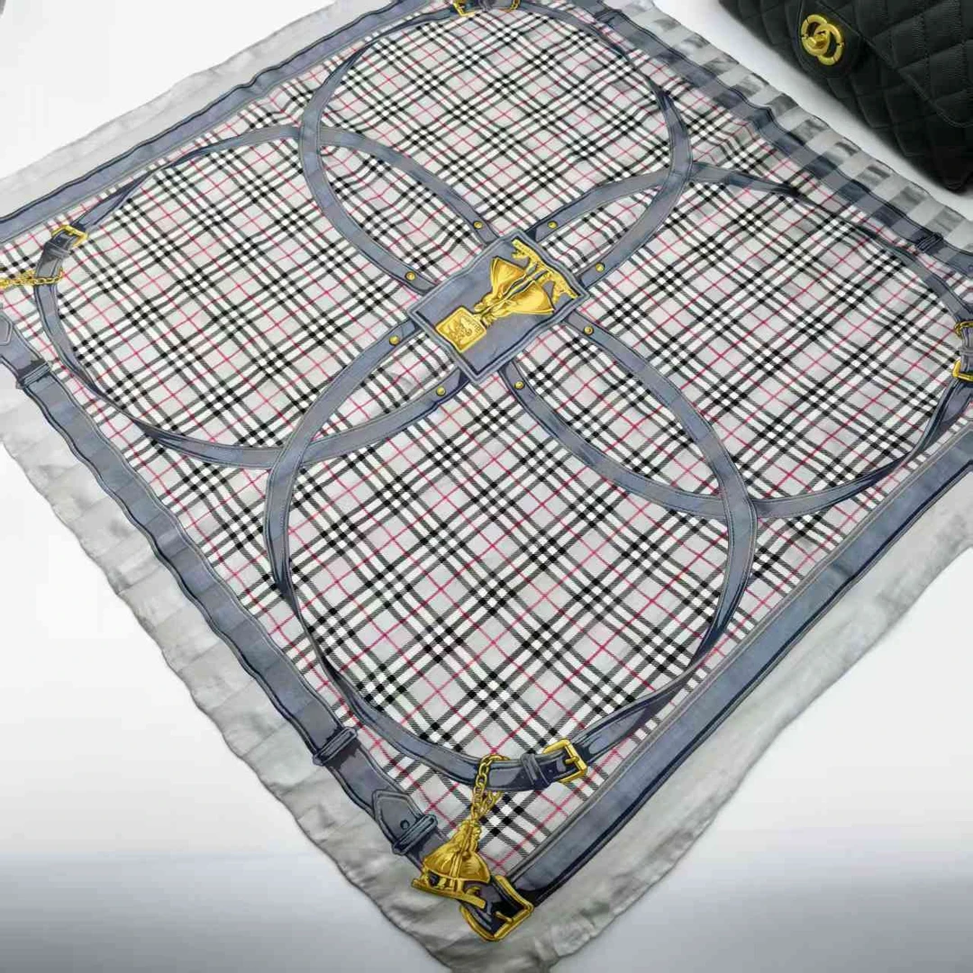 95新 BURBERRY/博柏利 海囤/巴宝莉///丝巾/yy08316