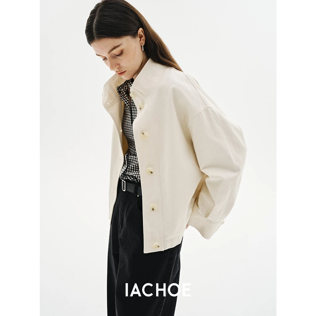 IACHOE全棉工装短外套3561507004