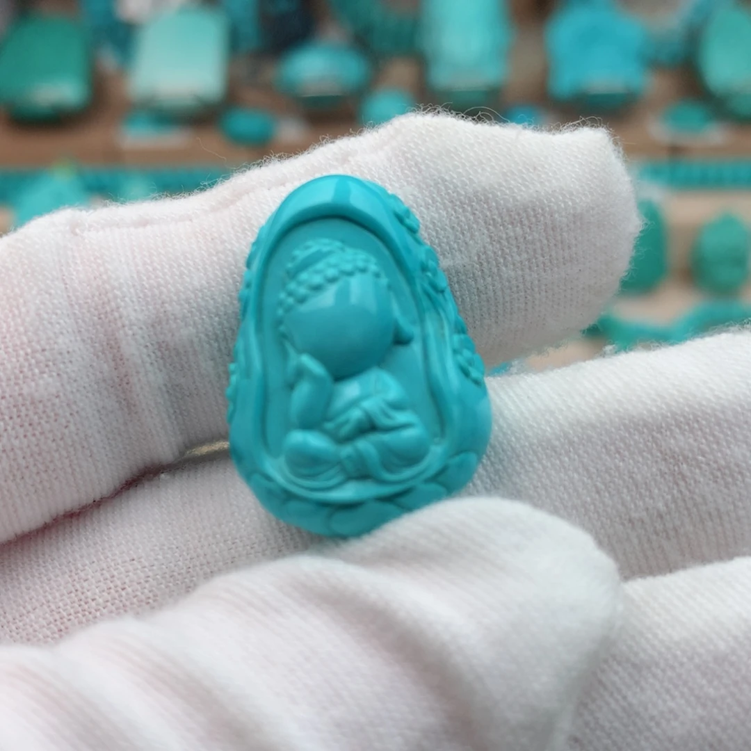 未镶嵌绿松石珠宝奇石6.9克