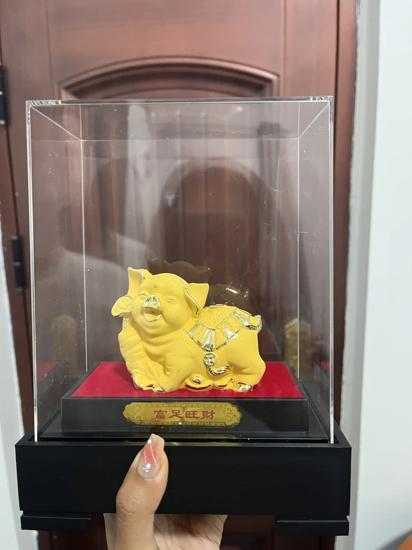 意大利工艺绒沙金摆件传承富足旺财摆件