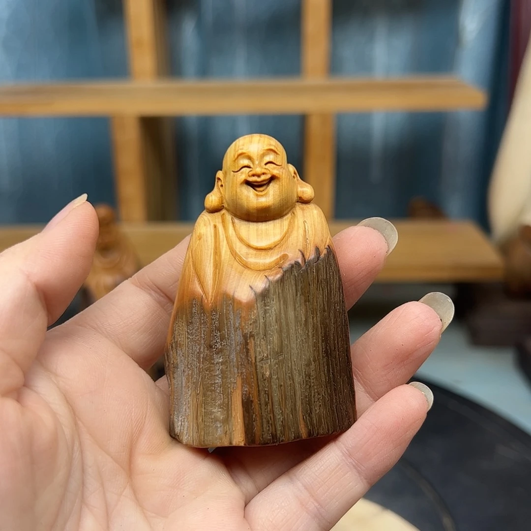 木Q**i崖柏木摆件手把件